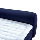 Sealy 18" Queen Air Mattress with Built-in Headboard and Built-in Pump Air Bed