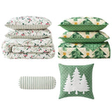 Holiday Market 8-pc Holiday Bedding Set, Comforter, Quilt, 4 Shams & 2 Pillows