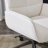 Elle Decor Arlo High Back Office Chair – Memory Foam & Coil Cushion, Reclining Ergonomic Task Chair