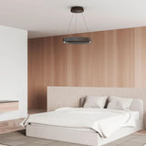 Atomi Aureus Smart Chandelier, 19" Aluminum Housing Color Changing Hue LED Light