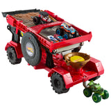 Hot Wheels Monster Trucks Downhill Race & Go 4 ft. Track and Transporter Bundle