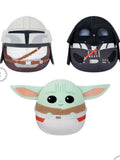 Squishmallows Star Wars 20-Inch Jumbo Plush – Choose Darth Vader, Grogu or The Mandalorian