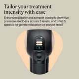Therabody Theragun Sense 2nd Gen Massage Gun with LCD Guided Routines, 5 Speeds and 2 Attachments