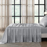Slumber Chill 6-Piece Cooling Sheet Set – Tencel Lyocell & Cotton Blend, Gray 300 Thread Count