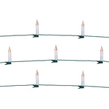 Member's Mark 50-Ct Flickering LED Candlestick String Lights, 40.8' Lighted Length with Clips