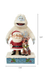 12.5" Rudolph, Bumble and Santa Holiday LED Statue by Jim Shore with 6-Hour Timer