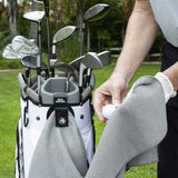 Mad Gopher 5-Piece Microfiber Golf Towel Set, 18x34 Magnetic Clips Landing Pad
