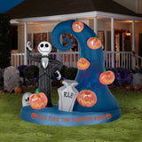 Disney 8.5 ft The Nightmare Before Christmas Jack Skellington Pre-Lit Inflatable with Kaleidoscope Lights