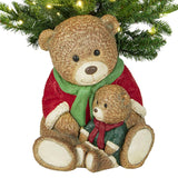 Member’s Mark 36" Pre-Lit Nostalgic Christmas Topiary with Teddy Bear Base & 50 LED Lights