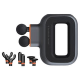 Sharper Image Power Percussion Duo Max Dual-Head Deep Tissue Massager with Case