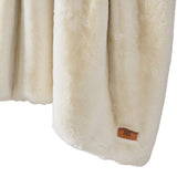 FRYE Luxe Faux Fur Throw 60" × 70" Reversible Plush 1150 GSM Heavyweight Blanket
