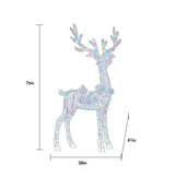 Member’s Mark 76" Pre-Lit Color-Changing Reindeer Buck with 460 RGBIC LED Lights & Remote