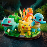 Boardwalk Puzzles 4D Build Pokémon Starter Set 3D Model Kit, 44 EPS Foam 3D Puzzle