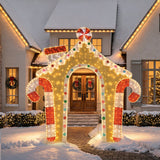 Member’s Mark 10' Pre-Lit Twinkling Gingerbread Arch with 1,010 LED Lights