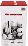 KitchenAid Full Size Stainless Steel Dish Rack with Removable Flatware Caddy