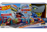 Hot Wheels City Ultra Shark Car Wash Playset with Color Reveal Car