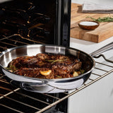 T-fal Pro Tri-Ply Stainless Steel Frypan Set of 3, 8", 10" & 12" Cookware Set