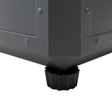 170 gal. Mirador Diamond Series Metal Outdoor Storage Box – Soft-Close Lid, Locking Wheels