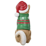 Holiday Dog Greeter Resin Porch Statue, Doodle Bernese Mountain Dog or Shiba Inu