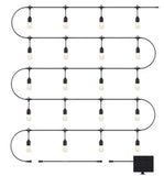 Artika Eclipse Solar String Lights with Remote, 42 ft Outdoor LED Patio Lights