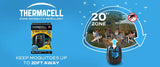 Thermacell E95 Mosquito Repellent with Fast Charging Dock and 2 Cartridges
