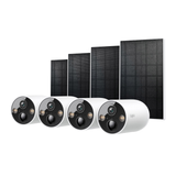 TP-Link Tapo 2K Solar Security Camera System 4-Pack – Wireless Cameras w/ Night Vision