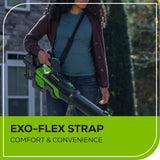 Greenworks 80V Brushless Cordless Leaf Blower Kit with 4.0Ah Battery