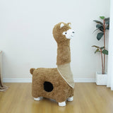 Catry Alpaca 47.2" All-in-one Cat Tree with Cozy Condo & Soft Plush Alpaca Condo