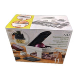 MIU 11-Piece Vegetable Chopper & Slicer w/ Spiralizer and Stainless Blades