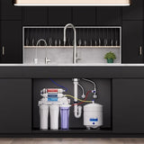 iSpring 6-Stage Alkaline Reverse Osmosis Water Filtration System with Faucet