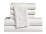Slumber Chill 6-Piece Cooling Sheet Set – Tencel Lyocell & Cotton Blend, White 300 Thread Count