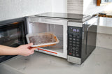 Frigidaire EMW959 0.9 Cu. Ft. 900W Countertop Microwave Oven with Stainless Steel Finish