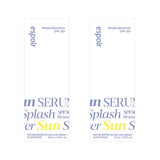 espoir Water Splash Sun Serum SPF 50 Sunscreen, 1.69 fl oz, 2-pack