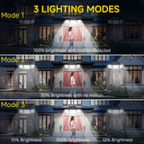 156LED 2500LM Motion Sensor Solar Security Lights