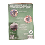 Evergreen Solar Camera Bird Feeder - Smart Bird Feeder with Solar Wi-Fi Camera