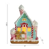 3-Piece 11.5" Member's Mark Pre-Lit Gingerbread Village with LED Lights & Timer