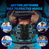 EMS Muscle Stimulator Training Pads, 6 Modes, 19 Intensity Levels