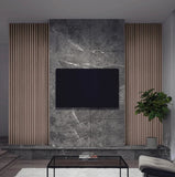 Artika Panolok Slat Wall Set, 8-pack Walnut Wood Slat Accent Panels
