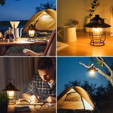 Lepro Vintage Dimmable LED Rechargeable Metal Camping Lantern