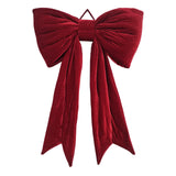 Member’s Mark 46" Oversized Velvet Christmas Door Bow, Red, Green or Tartan Plaid