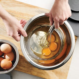 Tramontina 10-Piece Stainless Steel Mixing Bowl Set with Lids & Non-Slip Bases