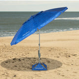 Tommy Bahama 7.5ft Beach Umbrella AnchorX UPF 50+ Tilt Wind Vent with Carry Bag