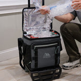 Arctic Zone 50 Can Wheeled Cooler Detachable AT Cart All Terrain Rolling Beach
