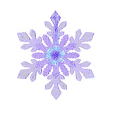 Member's Mark 10-Piece Color Sync LED Snowflake Light Set, 18' Lighted Length with 9 Functions