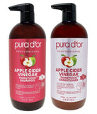 Pura d'or Apple Cider Vinegar Thin2Thick Shampoo & Conditioner Duo, 24 fl oz Each
