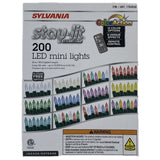 Sylvania Stay Lit Platinum 200 LED Mini Lights with Remote, Fast 24hr Shipping