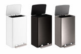 Kohler 47L Step Trash Can, Stainless Steel 13 Gallon Kitchen Trash Can w/ Quiet Lid