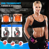 EMS Muscle Stimulator Training Pads, 6 Modes, 19 Intensity Levels