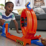 Hot Wheels Monster Trucks Loop and Flip Trophy Challenge Playset