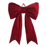 Member’s Mark 46" Oversized Velvet Christmas Door Bow, Red, Green or Tartan Plaid